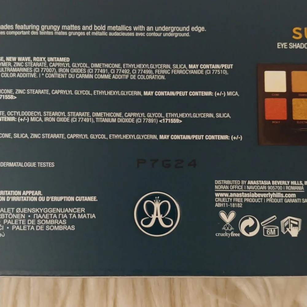 💖FIRM! NWT ANASTASIA BEVERLY HILLS SUBCULTURE EYESHADOW PALATTE (DISCONTINUED)